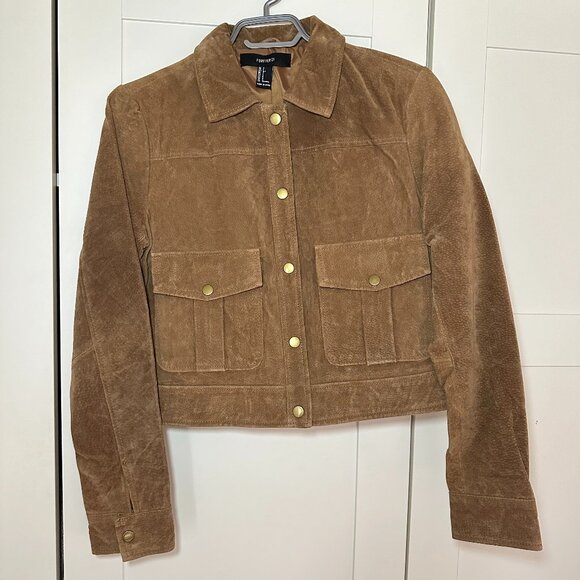 AUTHENTIC Y2K SUEDE Leather JACKET - Picture 1 of 4